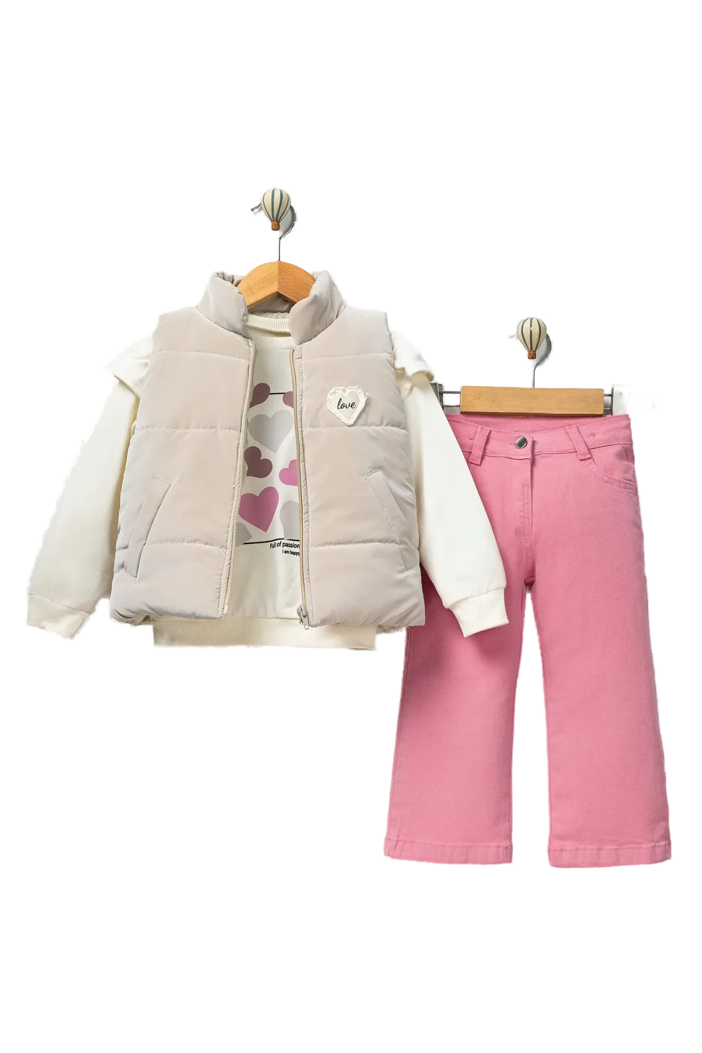 Model 4051 — Şişme yelek, sweatshirt ve pantolon — Model 4051, 2–5 Yaş